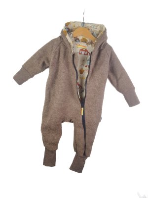 Walkoverall Walk braun meliert mit Unsere kleine Farm 62/68