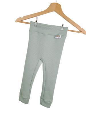 Leggings Waffeljersey mint