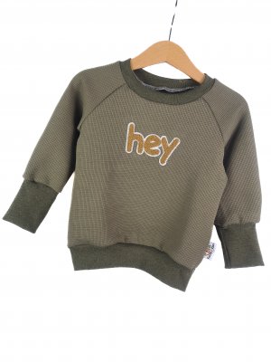 Pullover Hey-Patch khaki 86/92