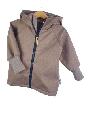 Softshelljacke braun meliert