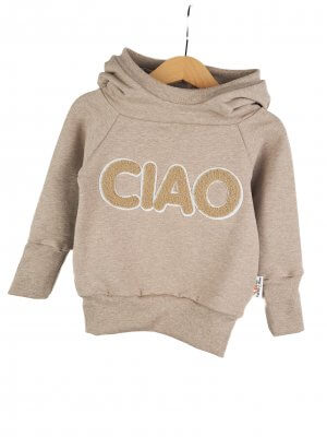 Hoodie CIAO-Patch sand