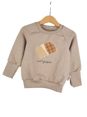 Pullover Schokolade-Patch