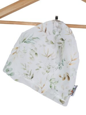 Beanie Feinripp dunkelblau 44-46 doppellagig