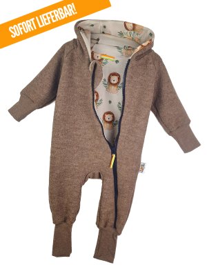 Walkoverall Walk braun meliert mit Wild Lion 110/116