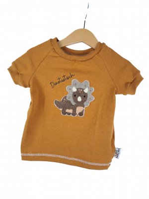 T-Shirt Triceratops-Patch senfgelb 86/92