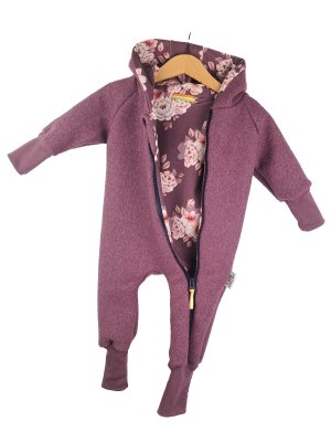 Walkoverall Walk flieder mit Lovely Flower 68/74