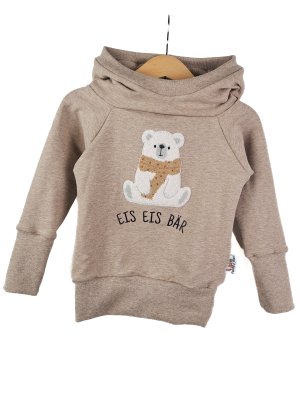 Hoodie Eisbär-Patch sand