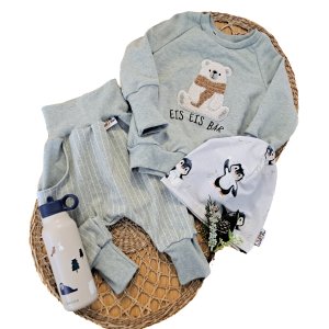 Eisbär-Patch mint Outfit