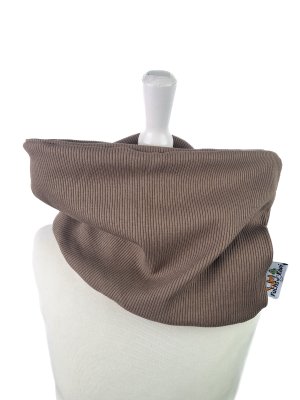 Loop Feinripp taupe