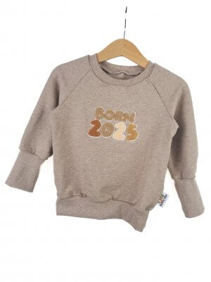 Pullover Born 2025 sand