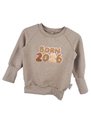 Pullover Born 2026 sand