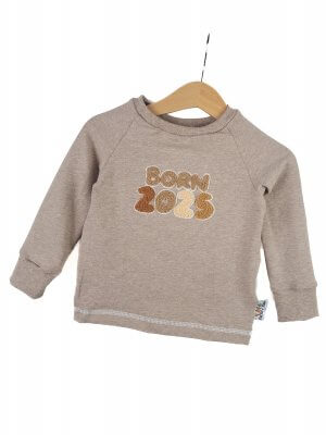 Langarmshirt Born 2025 sand