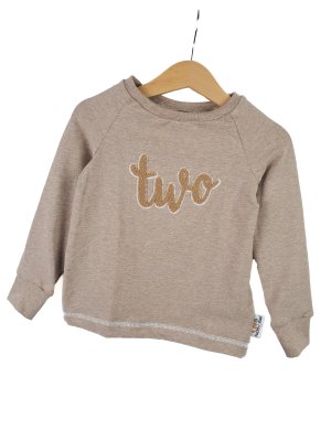 Langarmshirt Two-Patch sand
