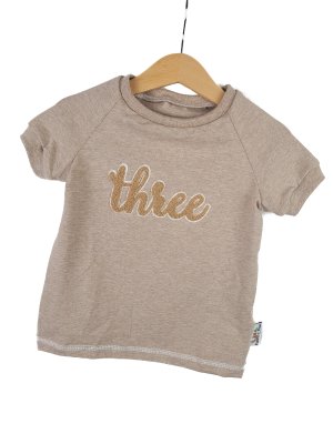 T-Shirt Three-Patch sand 86/92