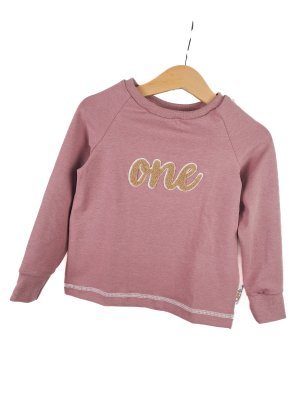 Langarmshirt One-Patch rosa