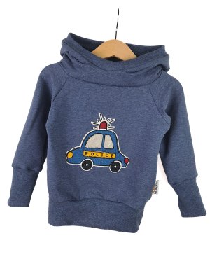 Hoodie Polizei-Patch blau 86/92