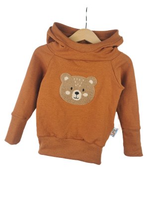 Hoodie Bärchi-Patch rost
