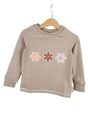 Langarmshirt Blumenlieblinge-Patch sand