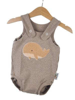 Sommerstrampler Wal-Patch sand