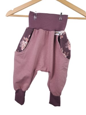 Indi Sweat Pumphose altrosa meliert mit Lovely Flowers