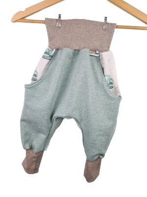 Indi Sweat Pumphose mint mit Bagger creme