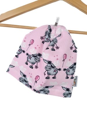 Beanie Esel rosa 44-46