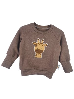 Pullover Giraffenkopf-Patch