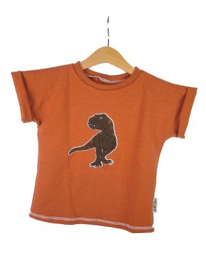 Shirty T-Rex-Patch khaki/rost