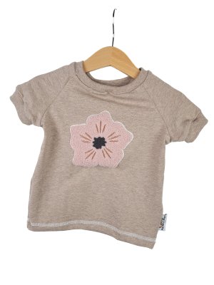 T-Shirt Blumentraum-Patch sand