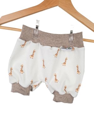 Kurze Hose Feinripp Giraffe