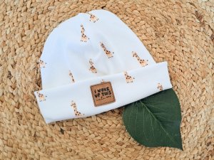 Hipster Beanie Feinripp Giraffe