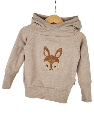 Hoodie Reh-Patch sand