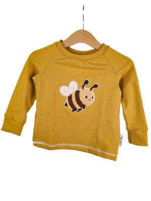 Langarmshirt Biene-Patch 74/80