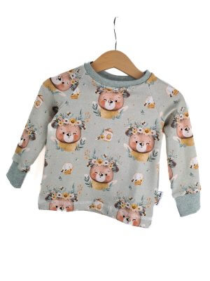 Langarmshirt Bienenbär 74/80