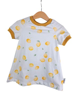 Kurzarmkleid Kleine Zitronen