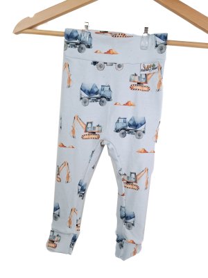 Leggings Baustelle blau 74/80