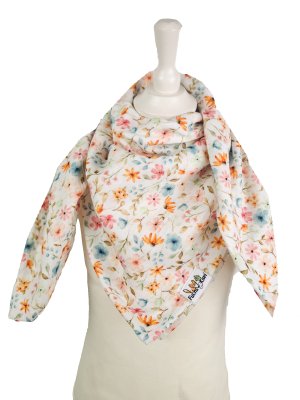 Tuch zum Binden Musselin Streublumenwiese