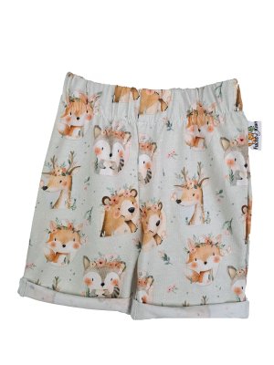 Kurze Shorts Süße Waldtiere