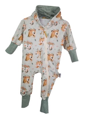 Sweatoverall Süße Waldtiere