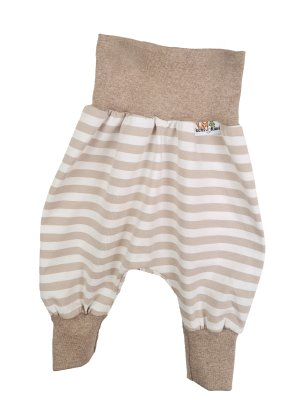 Pumphose Streifen sand