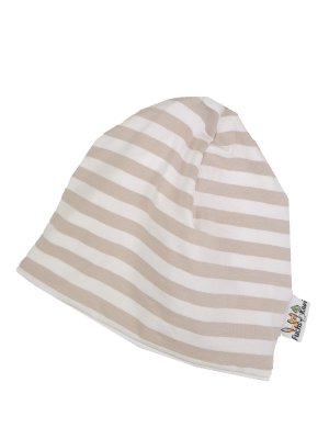 Beanie Streifen sand