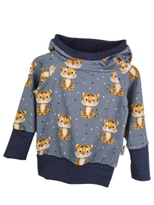 Hoodie Tiger blau