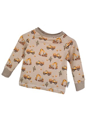 Langarmshirt Baustelle sand