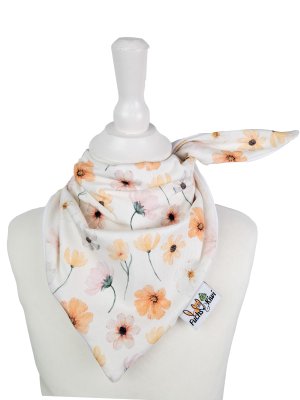 Halstuch zum Binden Sommerblumen pastell