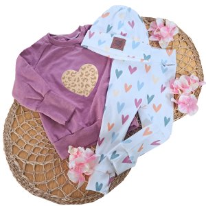 Feinripp Herzen Outfit