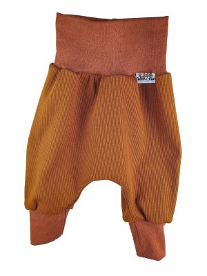 Pumphose Feinripp zimt