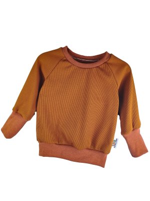 Pullover Feinripp zimt