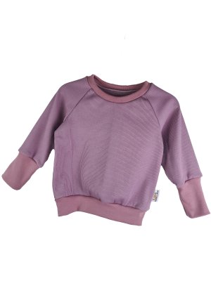 Pullover Feinripp mauve
