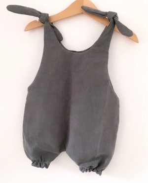 INDI+ Einteiler Leinen grau 86/92