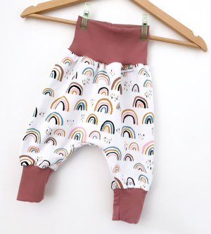 Pumphose Regenbogen rosa 122/128